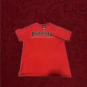 Thrasher Red Short Sleeve Tee